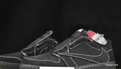 Hyperoad (with TRAVIS accessories) 1 BLACK AIR LOW OG SCOTT JORDAN X  BLACK 0623